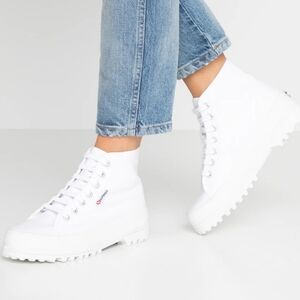 🆕️ superga • alpina white high top sneakers